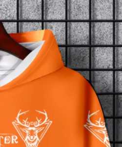 Premium Men's Pullover Hoodie Ultra Cozy Comfortable 100% Cotton Embroidered Beaded Plain Dyed Digital Printing Customized - Product Image 5