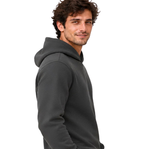 Sudadera con Capucha para Hombre, Corte Holgado, Sin Cordón, Puños Acanalados, Manga Larga, Logotipo Pequeño en el Pecho, Fabricación Personalizada al por Mayor OEM - Product Image 1