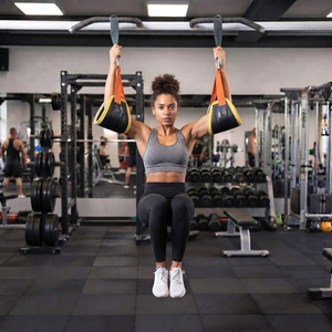 Gym AB Exercise Straps Weight Lifting Adjustable Hanging Arm Supports <b>Strength</b> <b>Training</b> Bodybuilding Fitness Workout Fabric - Product Image 2