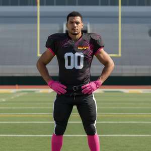 Uniforme de Fútbol Americano 100% Poliéster, Personalizable con Sublimación, Color Liso, Talla Personalizable, Marca Personalizada, Venta Caliente - Product Image 2