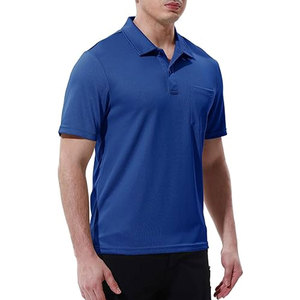 เสื้อโปโลผู้ชายแขนสั้น แห้งเร็ว สำหรับกีฬากอล์ฟกลางแจ้ง มีกระเป๋า น้ำหนักเบา ระบายอากาศได้ดี ซับเหงื่อ - Product Image 4