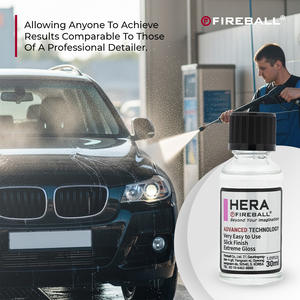 Fireball HERA Executive Hybrid Ceramic Coating (30ml) 5 ans de durabilité, finition hydrophobe à brillance extrême, amélioration de la couleur pour - Product Image 3