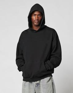 Wholesale Custom 500GSM Heavyweight French Terry Unisex Sports Hoodies 100% Cotton Sweatshirts Zipper Plain Dyed for Winter - Product Image 1
