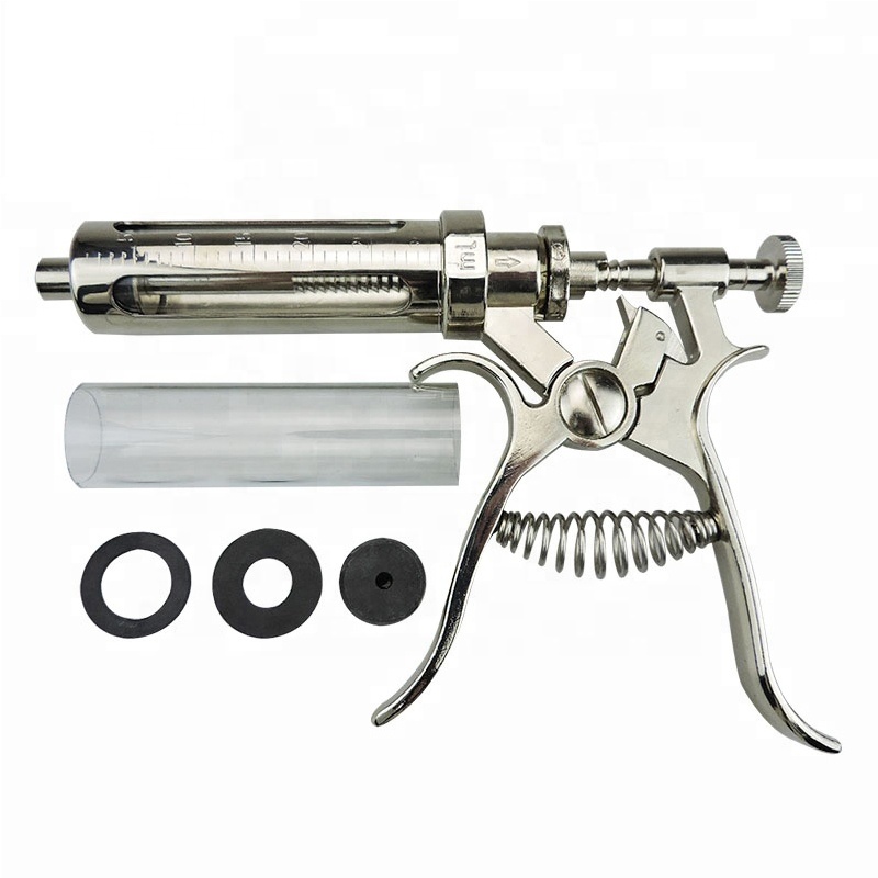 Veterinary Vaccine Injector Gun Auto Syringe Poultry Injection Automatic Syringes veterinary instruments with custom by UAMED