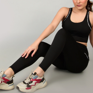 Training High Quality Sports <b>Bra</b> High Waist Leggings Suit Long Sleeve Workout Wear Gym Sportswear Women Fitness Clothes Yoga Set - Product Image 6