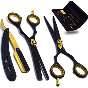 Kit Profesional de Peluquería para Hombres, Tijeras de Corte de Pelo de Acero Inoxidable, Kit de Tijeras para Cortar el Cabello en Venta - Product Image 2