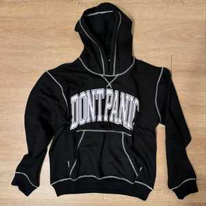 Sudadera con Capucha Personalizada, Lavado Ácido, Costuras en Contraste, Estilo Vintage, 100% Algodón, Gruesa, Holgada, con Cierre - Product Image 4