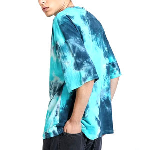 Camisetas Tie Dye para Hombre, Personaliza tu Propio Color, Cuello Redondo, Alta Calidad, 100% Algodón, Corte Holgado, Transpirable, Venta al Por Mayor, Pakistán - Product Image 2