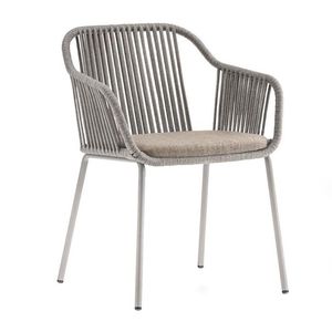 Silla de Comedor Moderna Tapizada con Estructura Metálica, Silla de Comedor de Lujo para Restaurante, Cafetería y Bar - Product Image 2