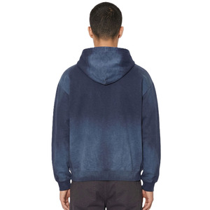 Sudaderas con capucha con cremallera de algodón y felpa, estilo desgastado, oversize, streetwear, con cremallera completa, ajuste holgado, logotipo personalizado, fabricación a granel, suministro. - Product Image 3