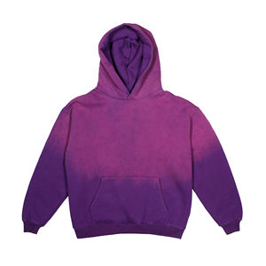 Sudadera con Capucha Estilo Urbano para Hombre, Efecto Desgastado por el Sol, Venta al Por Mayor, Mejor Calidad, Color Único, Diseño 2026, Sudadera Lavada - Product Image 1