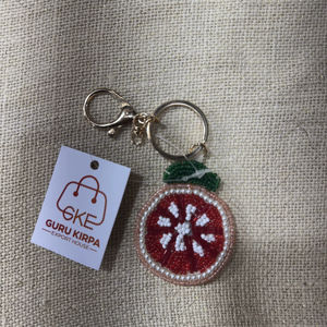 Colgante de Bolso de Alta Calidad Hecho a Mano, Estilo Bohemio Cristiano, con Perlas de Imitación y Cuentas de Vidrio Lampwork en Forma de Paz, con Cuentas de Semillas, para Niños - Product Image 1