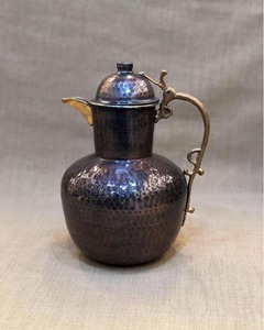 Juego de Jarra Turca de Cobre Hecha a Mano con Patrones Grabados y Revestimiento de Estaño Seguro para Alimentos, Ideal para Cenas Familiares, Uso Festivo y Regalos - Product Image 2