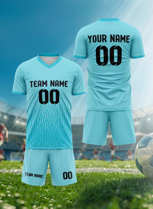 Ensemble de maillots de rugby personnalisés, col en V, motif 3D imprimé par transfert thermique, unisexe, manches courtes, séchage rapide, respirant, polyester, SPORTS - Product Image 4