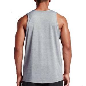 Débardeur minimaliste pour homme, chemise blanche sans manches polyvalente, en coton peigné de haute qualité, indispensable au quotidien - Product Image 2