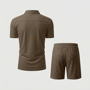 High Quality Men Casual Shorts <b>Sets</b> Wholesale Fashionable Wear Men's Shorts <b>Sets</b> With Pocket InGood Price Breathable Cotton <b>Set</b> - Product Image 6