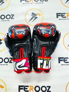 Guantes de Sparring Profesionales de MMA Sublimados y Estampados al por Mayor con Logotipo Personalizado, Correa de Muñeca Ajustable de Cuero Genuino - Product Image 4