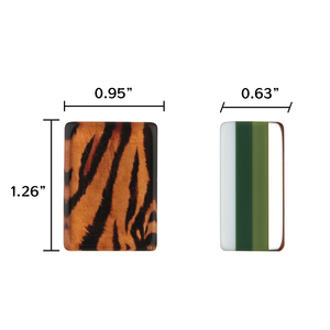 Fichas de Mahjong Acrílicas Leti, Diseño a Rayas de 4 Capas Anti-Decoloración, Modelo 189 - Product Image 5
