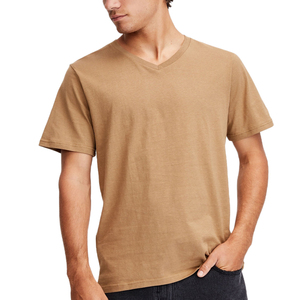 T-shirts décontractés pour hommes à manches longues, 100% coton respirant, écologiques, avec logo personnalisé, service OEM en gros, différentes couleurs - Product Image 2