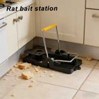 Répulsif à souris portable de qualité professionnelle en plastique ABS solide, écologique, jetable, pour l'intérieur et l'extérieur, lutte contre les rongeurs