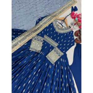 Conjunto de Vestido de Fiesta 2XL con Dupatta y Pantalón para un Look Elegante - Product Image 2