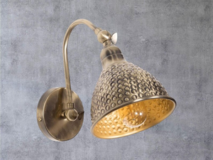 Handmade Brass Art Deco Spotlight Wall <b>Sconce</b> | Round Shape Home Office <b>Lighting</b>-Calvin Handicraft KULSOOM - Product Image 1