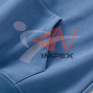 Sudadera con Capucha Oversize de Felpa Francesa Gruesa Personalizada al por Mayor para Hombre, con Bordado y Estampado Puff Esencial - Product Image 5