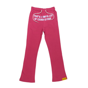 Custom Men's Casual Washed Flared Mid Fleece Flat Sweatpants Track Pants 100% Cotton Silk Screen Printed OEM Service Custom Logo - Product Image 4