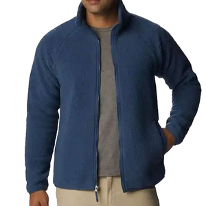 Veste polaire bleu marine pour homme ELEGANT CORPORATION, col montant, fermeture éclair quart de tour, décontractée, respirante, coupe droite, poches, tricotée, pour l'hiver - Product Image 5