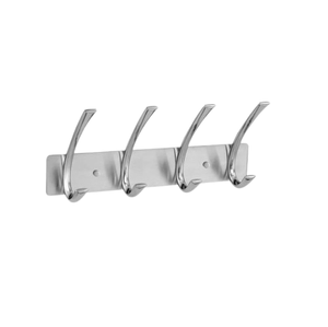 Hot Selling Nickel Hook 5 Hook Customized Metal Furniture Cabinets Wardrobe Hooks Bedrooms Bathrooms Hardware - Product Image 4