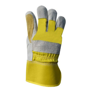 Gants de travail en cuir de vachette de qualité supérieure, anti-choc, multi-usages, compatibles écran tactile, respirants, pour travaux de rigging - Product Image 3