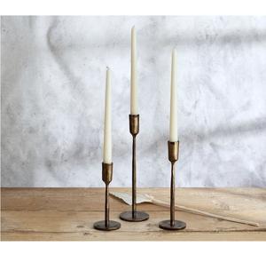 Ensemble de 2 bougeoirs en fer forgé, design exclusif, faits à la main, écologiques, de luxe, uniques, pour anniversaire, maison, table - Product Image 1