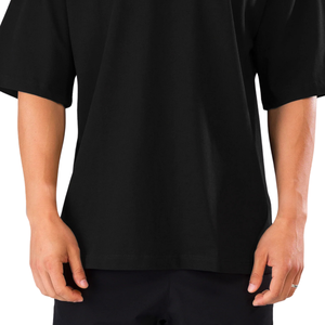 Chemise à manches courtes noire pour homme Union Mineral, en coton premium confortable, vêtement décontracté tendance, chemise de sport, vente en gros - Product Image 4