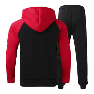 Conjuntos Deportivos de Dos Piezas para Hombre y Mujer, Sudadera con Capucha de Manga Larga, Talla Grande, Estilo Casual, Color Sólido, Corte Regular, para Gimnasio y Entrenamiento, DDP - Product Image 2