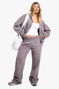 Pantalones Jogger de Pierna Recta para Mujer, Personalizados de Primera Calidad, Teñidos, con Tela de Felpa Suave al Tacto, 100% Algodón - Product Image 6