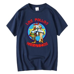 T-shirt imprimé drôle pour hommes, mode décontractée, manches courtes, en coton respirant, pour l'été, Chicken Brothers - Product Image 4