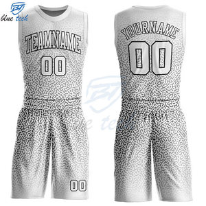 Custom Breathable Plus Size Basketball Jersey Shorts Set Sublimation Printed Team Uniform Sleeveless Quick Dry Sports - Product Image 4