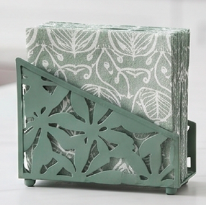 Porte-serviettes en acier inoxydable de haute qualité, couleur verte, design classique, boîte à mouchoirs, parfait pour les cafés et la cuisine - Product Image 2