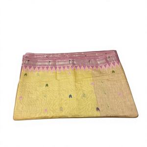 Sari Tradicional de Viscosa para Fiesta de Invierno, Modelo Blush Majesty Weave - Product Image 5