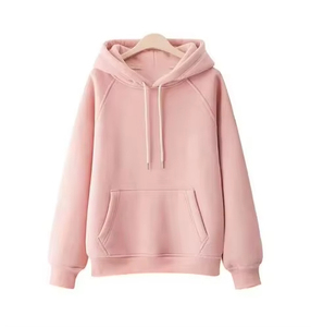 Sudadera con Capucha Unisex Extra Grande, Color Sólido, Algodón French Terry, Estilo Casual, Corte Regular, para Otoño - Product Image 2