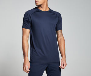 เสื้อยืดกีฬาผู้ชายแห้งเร็ว ระบายอากาศดี ขายส่งยอดนิยม ขายดี เหมาะสำหรับออกกำลังกาย ฟิตเนส และฝึกซ้อม - Product Image 2