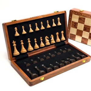 ILAHI's Eco-Friendly Rustic Polished Rectangle <b>Chess</b> <b>Board</b> Game 100% Handmade Pure Wood Animal/Love Style Customized Size <b>Chess</b> - Product Image 3