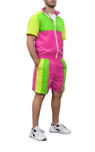 Ensemble de survêtement coupe-vent de luxe unisexe 2026 avec logo personnalisé, veste zippée et short, vêtements de sport décontractés d'hiver, vente en gros OEM en vrac - Product Image 4