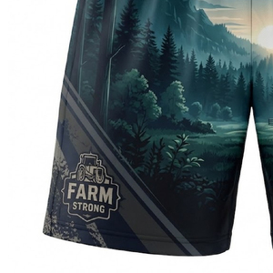 Pantalones Cortos Deportivos Profesionales para Fútbol, Diseño Sublimado Personalizable, Secado Rápido, Tela Cómoda para Deportes - Product Image 6