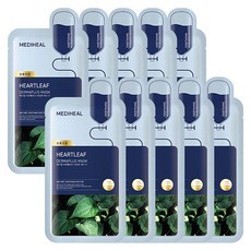 Maschera viso idratante Mediheal Derma Plus Mugwort (10 pezzi) con ingredienti a base di erbe - Prezzo scontato - Product Image 1