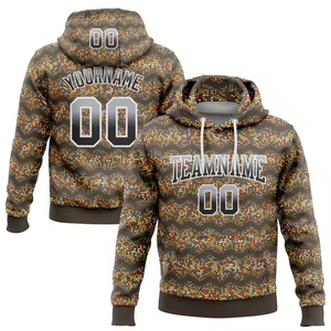 เสื้อฮู้ดโอเวอร์ไซส์ผ้าฟลีซลายทางสำหรับผู้ชาย ใส่ได้ในฤดูหนาว ระบายอากาศได้ดี สวมใส่สบาย เหมาะสำหรับเล่นกีฬา สามารถสั่งทำได้ตามต้องการ พร้อมพิมพ์ชื่อทีม ชื่อของคุณ และหมายเลข - Product Image 6