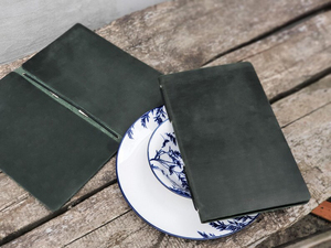 Porte-menu en cuir véritable de qualité supérieure, porte-menu avec clip, dossier de menu, vente en gros, couverture de menu pour restaurant, panneau de menu personnalisé ALM-0076 - Product Image 4