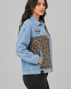 Women's Classic Blue <b>Denim</b> Vest <b>Sleeveless</b> Button Front Casual Jean <b>Jacket</b> with Chest Pockets for Everyday Wear and Layering - Product Image 4