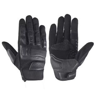 Guantes de Medio Dedo de Cuero Genuino Unisex de Alta Calidad para Ciclismo y Motociclismo, Transpirables y para Uso en Exteriores - Product Image 3