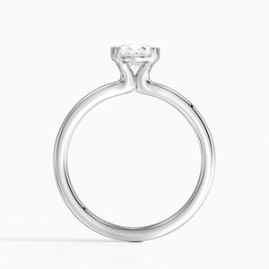 SOJ <b>Ring</b> 015 Oval Cut 925 <b>Silver</b> Annika Semi Bezel <b>Solitaire</b> <b>Ring</b> 2ct D Color VVS1 Moissanite GRA Certified Low Price - Product Image 3